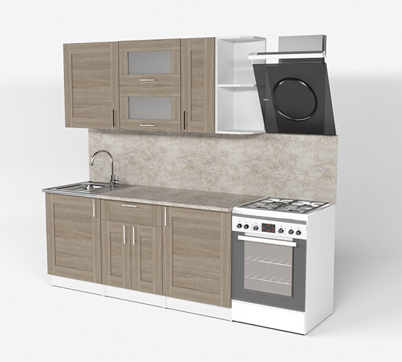 Кухонный гарнитур Лира макси, 180 см 