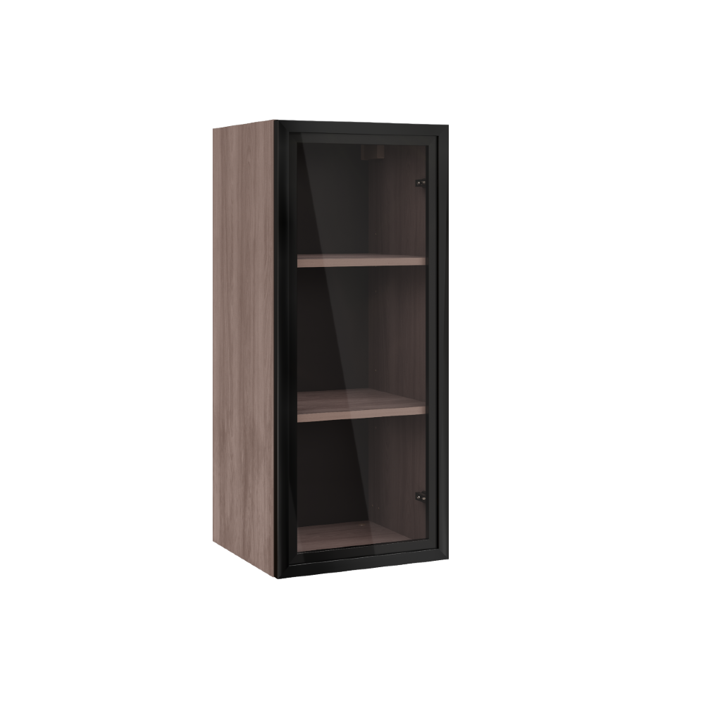 Шкаф-витрина навесной 16.322.02 Роквуд, Крем 