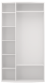 Шкаф для одежды трехдверный Виктория №9 