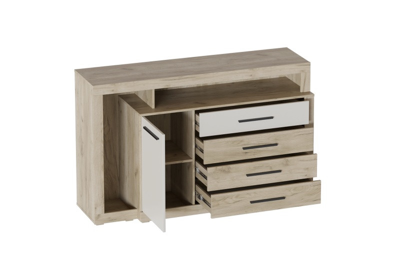 Тумба с дверцей и 4 ящиками Мишель 