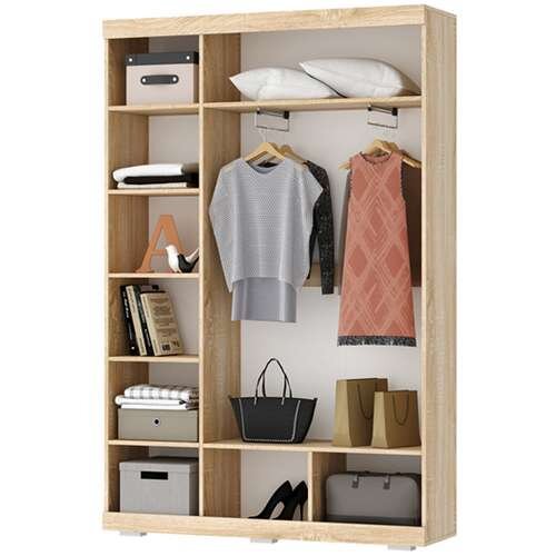 Шкаф Соната ШСЗ-1300, Сонома/Белый глянец  