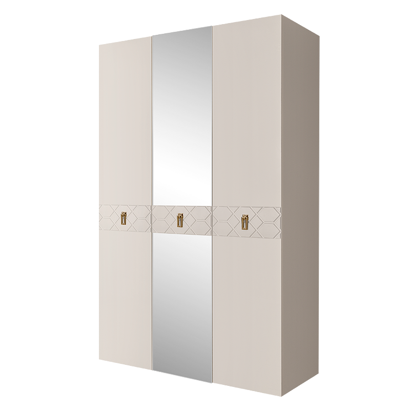 Шкаф 3 двери БМШ1/3(Fa) (с зеркалом) Bogemia Farfalle 