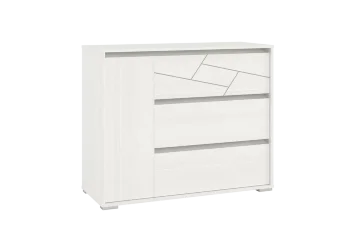 Комод с дверкой и тремя ящиками Аделина