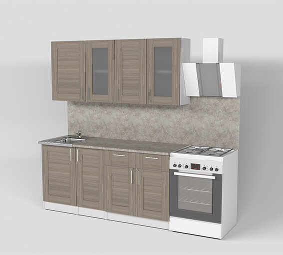 Кухонный гарнитур Лира демо, 170 см 