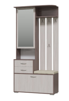 Прихожая Домино (шкаф с вешалкой + прихожая Домино-мини)