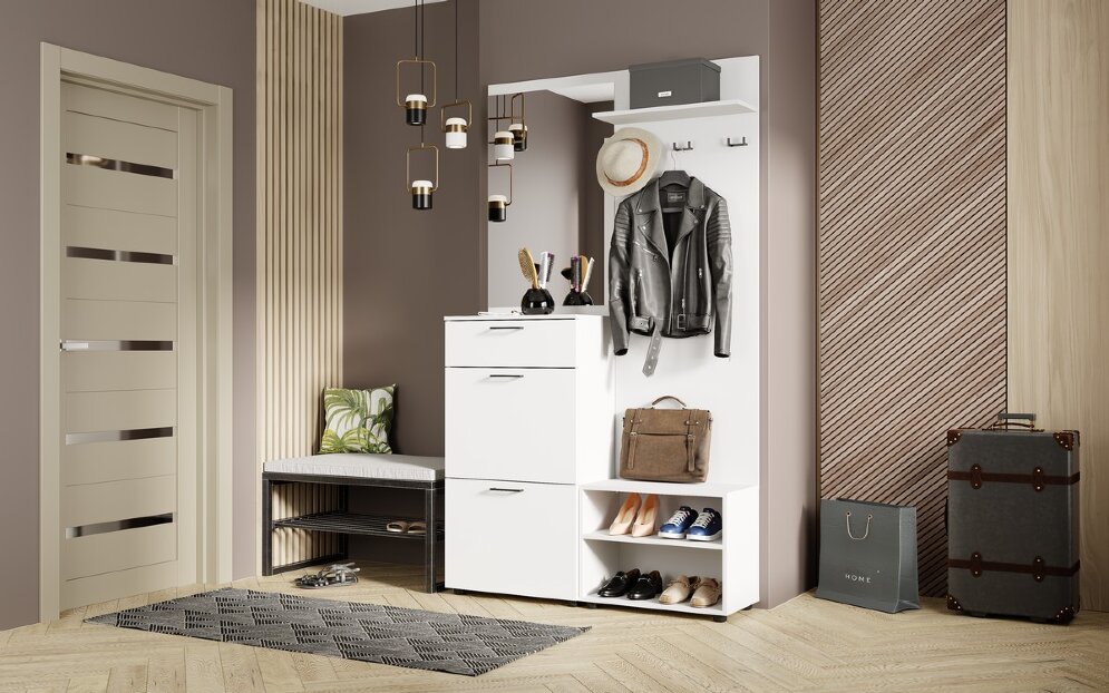 Прихожая Монтана, белый 