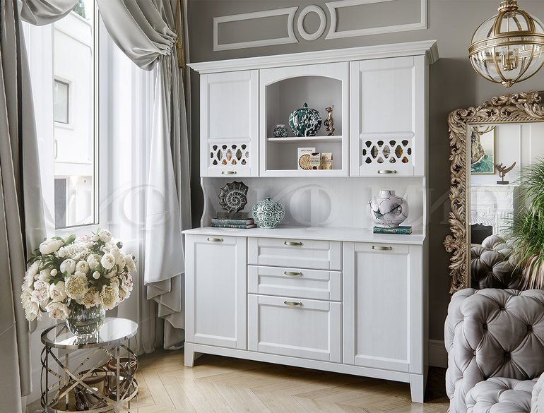 Буфет Милано, белый 