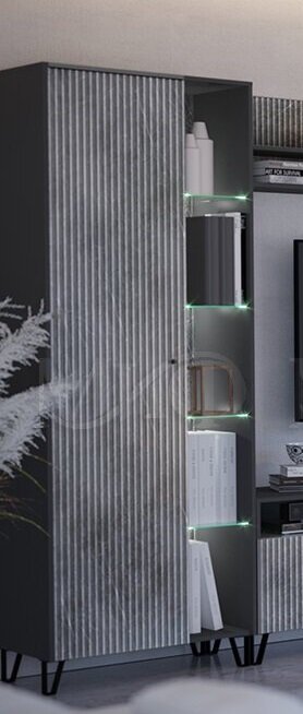 Шкаф Оливия, мрамор глянец 