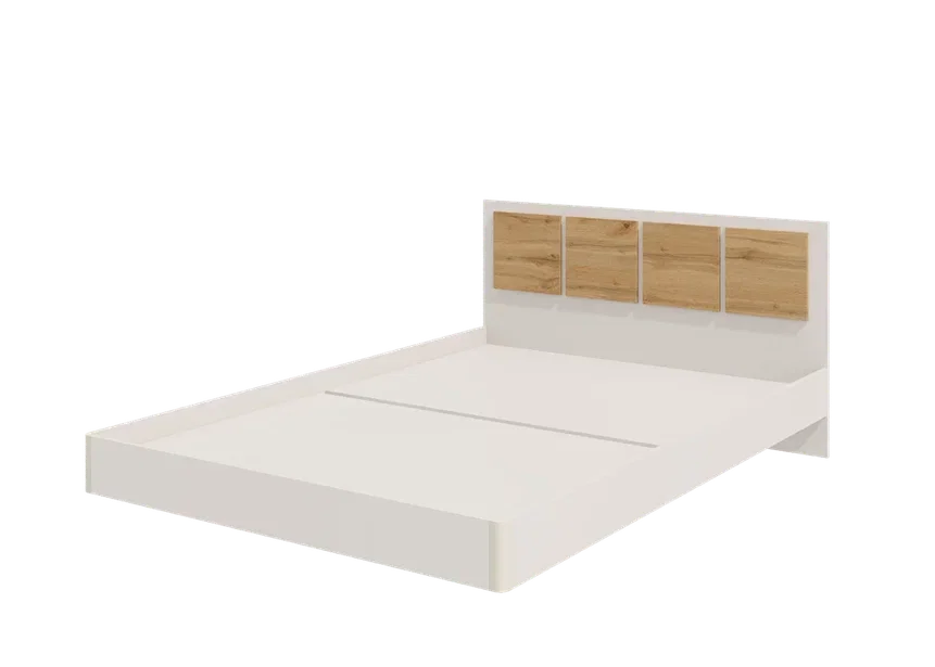 Кровать Парус, белый/вотан 