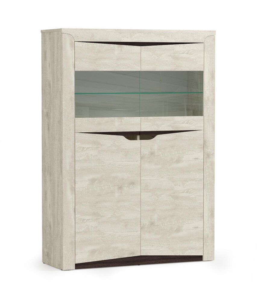 Шкаф комбинированный 33.15 Лючия, Бетон пайн 