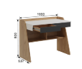  Стол письменный Омега 3 