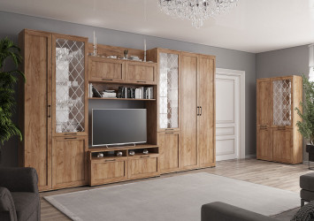 Полка навесная СН-1 София, Дуб Крафт Табачный