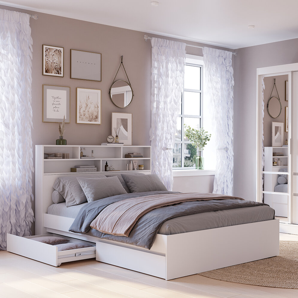 Стеллаж-полка Симпл, Белый 