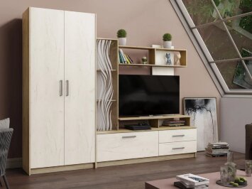 Центральная секция Дарья, крафт белый