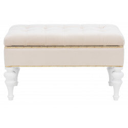 Пуф Classic-04, с откидной крышкой бирюзовый