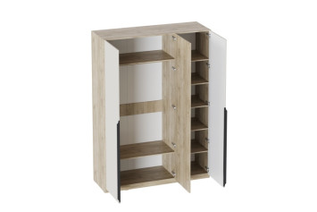 Шкаф трехдверный с обрамлением Мишель