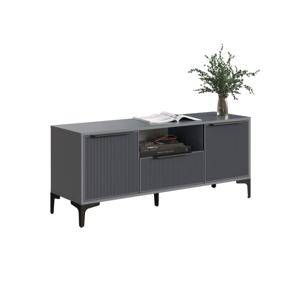 Тумба ТВ 1,35 Кимберли, Графит 