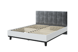 Кровать 1200  с мягким изголовьем  Шарлиз