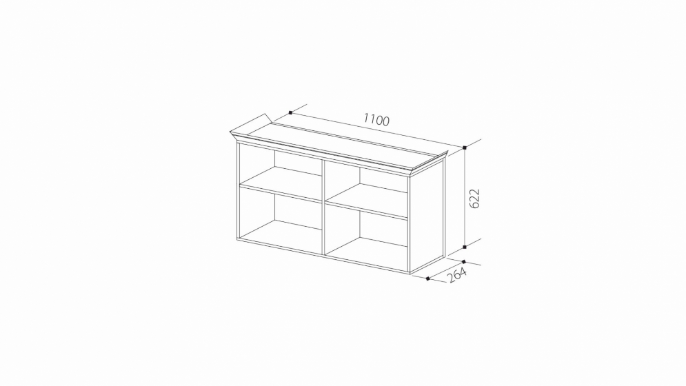 Шкаф комбинированный ШиК-13 (Уголок школьника 2) 