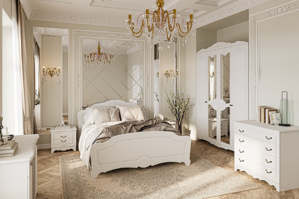 Комод Лотос, Белый 