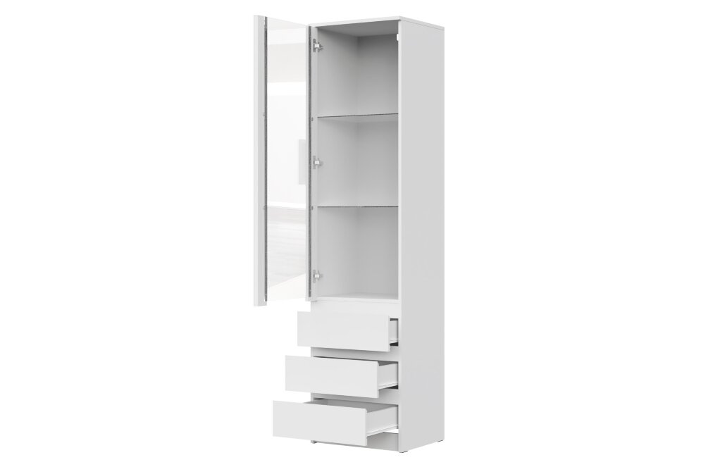 Шкаф-витрина Stern (Штерн), белый 