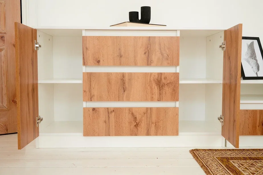 Комод 1200 Парус, белый/вотан 