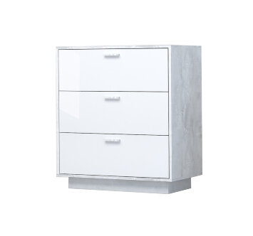 Комод с 3мя ящиками на цоколе К-3 ЭГО, бетон