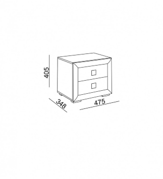 Тумба прикроватная Глэдис 