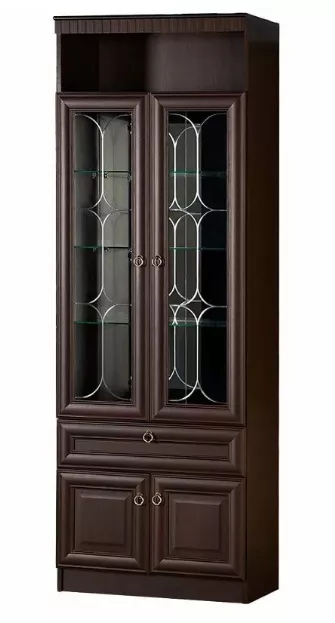 Шкаф для книг Инна 611, Денвер темный 
