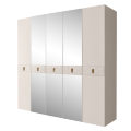Шкаф 5 дверей БМШ1/5(Fa) (с зеркалами) Bogemia Farfalle 
