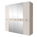 Шкаф 5 дверей БМШ1/5(Fa) (с зеркалами) Bogemia Farfalle 