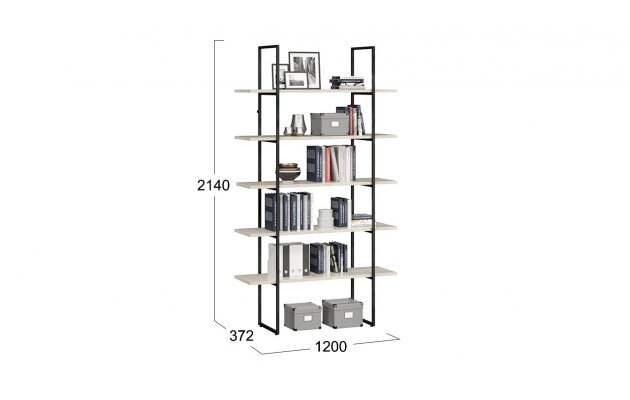 Стеллаж Лофт Тип 1 (1200) 
