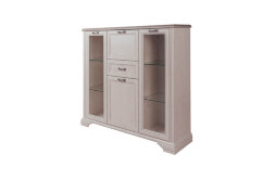 Шкаф с витриной 2V2D1S MONAKO