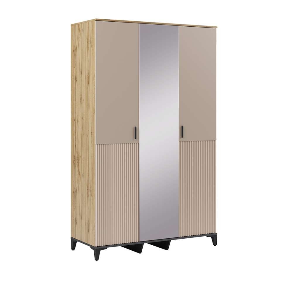 Шкаф 3-створчатый Дюна с зеркалом 