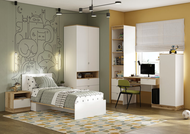 Шкаф 2-х створчатый Юкки 