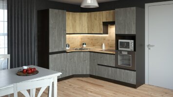 Кухонный угловой гарнитур Адажио оптима, 180х240 см