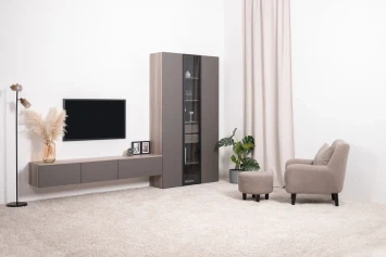 Шкаф навесной 16.322.01 Роквуд, Графит