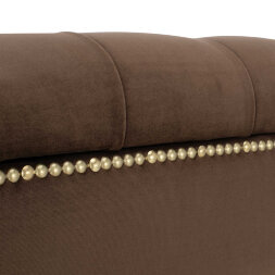 Пуф Classic-04 с откидной крышкой, коричневый