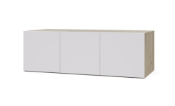 Шкаф / Антресоль 1200 Челси, Дуб серый / Белый