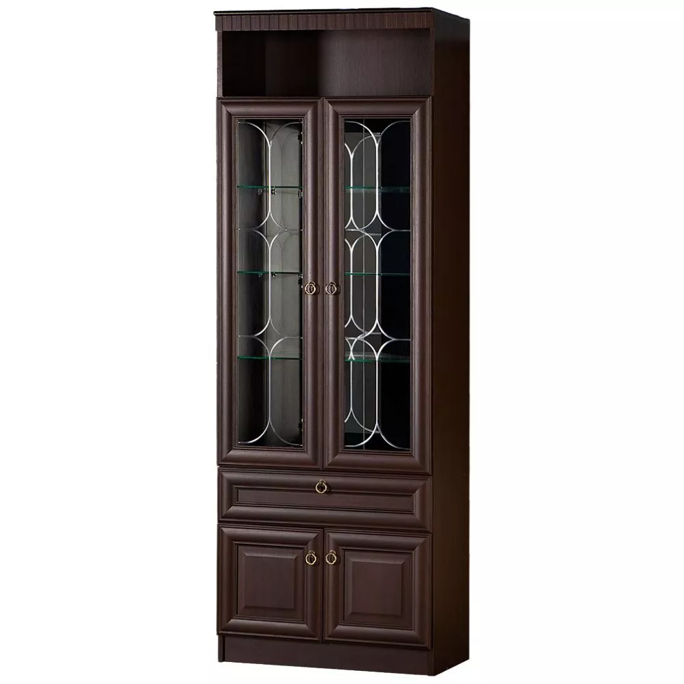 Шкаф для посуды Инна 612, Денвер темный 