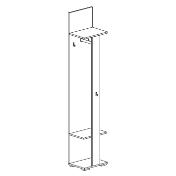 Шкаф открытый 88 (серия 2)