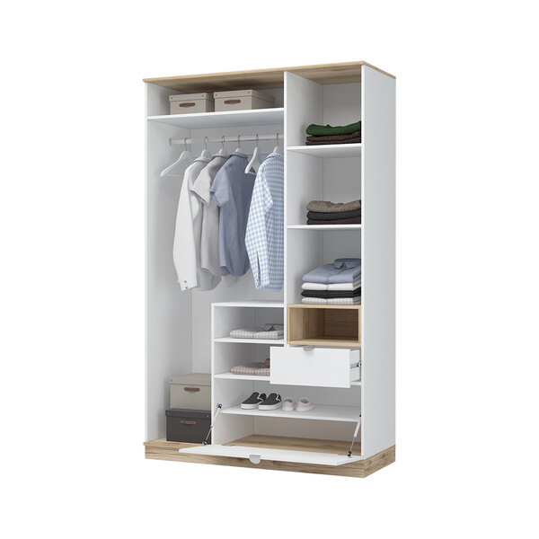 Шкаф 3-х створчатый с зеркалом Юкки 