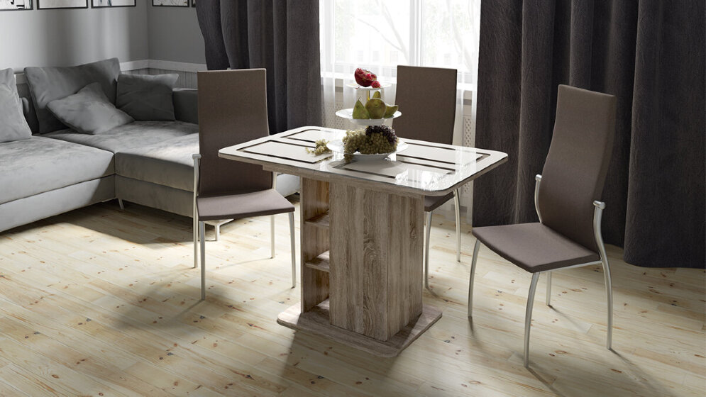 Стол обеденный раскладной Мюнхен, тип 1 