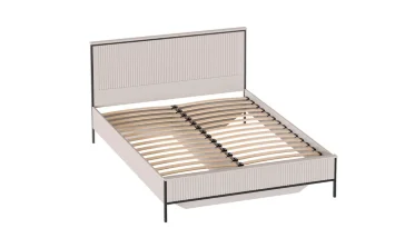 Кровать двуспальная Нора, Персидский жемчуг/Вереск Ромено