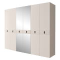Шкаф 6 дверей БМШ1/6(Fa) (с зеркалами) Bogemia Farfalle 