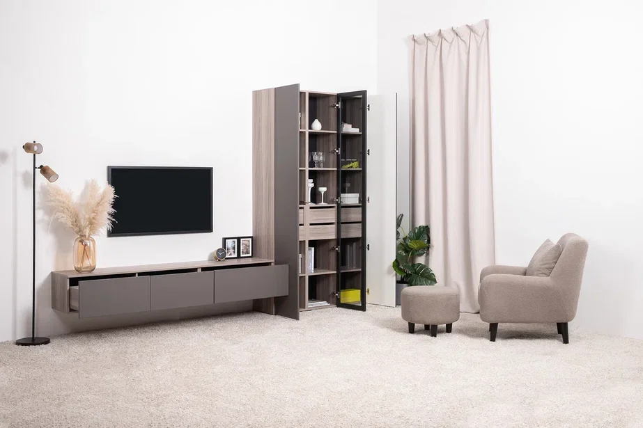 Модульная гостиная Роквуд, Графит 