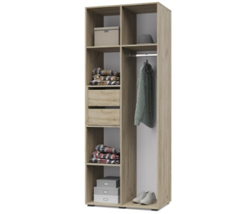 Ящики в шкаф Челси, Дуб серый / Белый