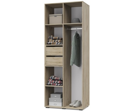 Ящики в шкаф Челси, Дуб серый / Белый 