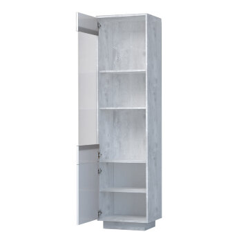 Пенал с 2 дверями на цоколе ПС-1  ЭГО, бетон 