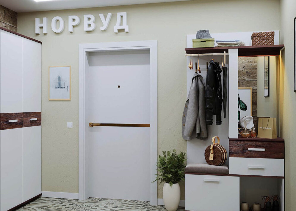 Шкаф для одежды и белья 71 Норвуд 